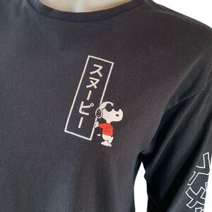 Snoopy “Joe Cool” kanji all cotton tee size medium